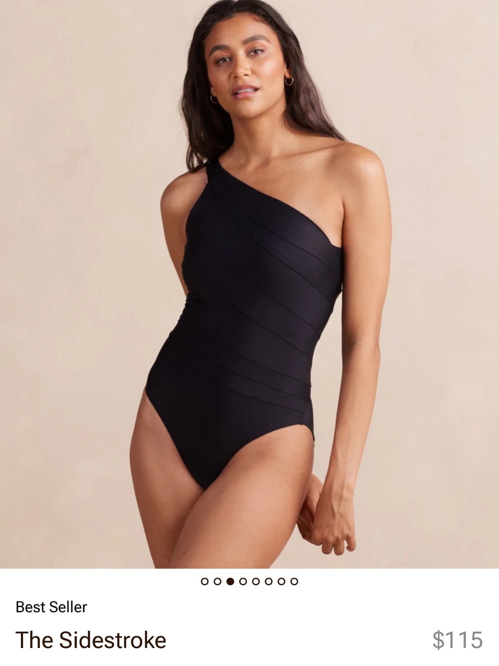 summersalt Black sidesteoke One-Piece Swim size 24